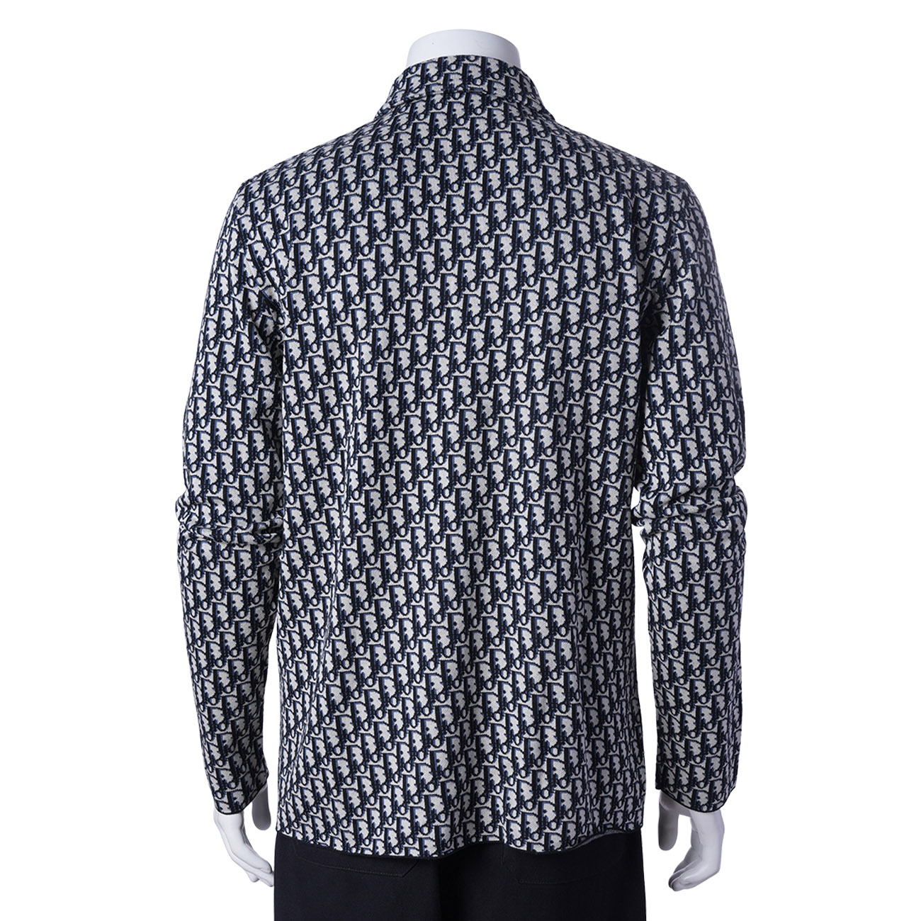 CHRISTIAN DIOR(USED)디올 오블리크 자카드 니트 셔츠 #L